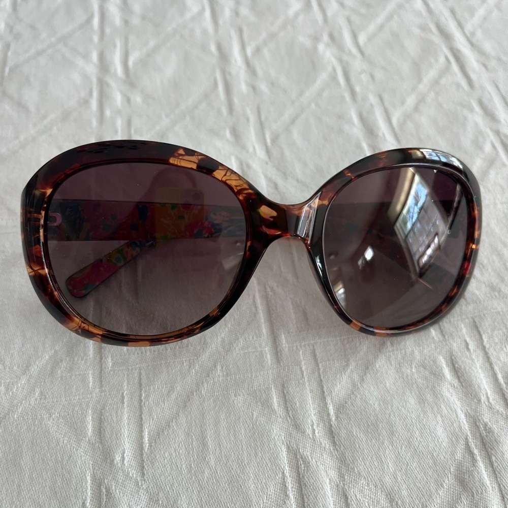Lilly Pulitzer Tortoise Shell Oversized Sunglasses